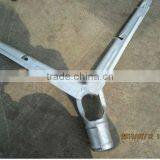 Razor Barbed Wire Arms 0.7m Length 3mm Thickness Hot Dipped Galvanized