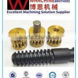 Customized high precision elevator worm gear and worm Made By WhachineBrothers ltd