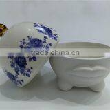 Hot Sale Personalized Color Glazed Decorative Porcelain Candle Jar thumbnail-2