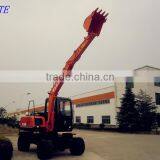 Chinese Cheap Mini Wheel Excavator 6.1t thumbnail-1