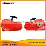 China Supplier Garden Tools 2 Stroke 2500 Chain Saw Parts 25CC Chainsaw Recoil Starter thumbnail-1