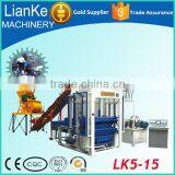 Fully Automatic Building Material Machinery LK5-15 concrete cement block making machine for sale