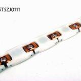 Valentine 's Day Gift Titanium Steel Bracelets Jewelry Embrossed Logo thumbnail-3