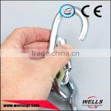 China Hardware 6*80 Heavy Duty CE Forged Galvanized Iron Snap Hook thumbnail-2