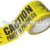 PE Woven Fabric Caution Tape, Traffic Warning Tape thumbnail-1