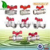 Brass Lockable Ball Valve With Different Handles thumbnail-2