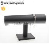 Jewellery Store Practical Wood Tabletop 1-Layer Commercial Bracelet Watch Display Velvet Jewelry Stand thumbnail-2