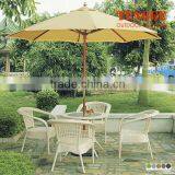 Big Folding Aliminum Patio Sun Garden Parasol Umbrella thumbnail-2
