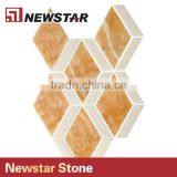Newastar Yellow And Gold Marble Chinese Factory Cheap Price Mosaic Supplies thumbnail-5