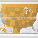Scratch USA Scratch off Places You Travel America (US) Detailed Cartography Including US States thumbnail-1