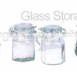 100ml Mini Glass Jar With Metal Clip thumbnail-1
