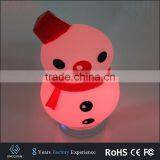 Promotional High Quality Portable Mini Snowman Shape Bluetooth Speaker Lamp thumbnail-5