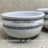 Stocked Personalized High Quality Ceramic Soup Bowl With Two Size thumbnail-4