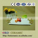 Factory stock plate ceramic with Metal handle