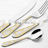 Stainless steel knife/fork/spoon set cutlery set