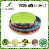 OEM Available Diswasher Safe Green Lifestyle Bamboo Fiber Serving Tray