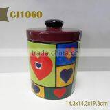 Hand Painting Ceramic Novelty Cookie Jar thumbnail-6