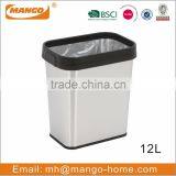 Hot Sale Novelty Open Top Stainless Steel Trash Can thumbnail-5
