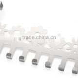 FQ-0009 New Simple House Use Flower Hook,metal Hanger Hooks With Adhesive,stainless Steel Hooks