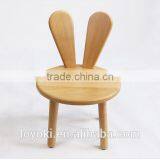 Creative Design Rabbit Model Kids Bench Solid Beech Wood Child Chair for Kids Play Room Kindergartens Chair Kids thumbnail-2