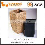 Rattan Weaving Plastic Flower Pot Cheap Flower Pots Sale Plastic Pots thumbnail-1