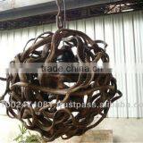 Native Art Natural Liana Celling Lamp thumbnail-1