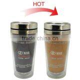 China Gift Item Stainless Steel Inside and Plastic Outside Cup for Sale thumbnail-1