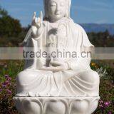 Chinese Stone Carving Marble Sculpture Handcarved Kwan Yin Vietnam Marble Sculptures