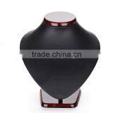 Wholesale Jewelry Display Neck Stand Leather 18cm Tall thumbnail-5