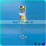 Acrylic Box,small Simple Tabletop Clear Acrylic Brochure Holder Box thumbnail-2