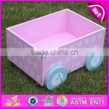 2016 Wholesale High Quality Baby Wooden Toy Storage Box W08C134 thumbnail-3
