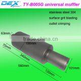 Auto Racing Modified Performance Stainless Steel Muffler thumbnail-6