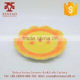 2017 Newest Design Kids Sunflower Ceramic Dinner Dish thumbnail-1