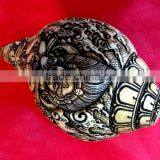 Best Selling White Conch Bhairav Crafted Shankha thumbnail-2
