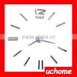 UCHOME New Products Quartz Clocks Fashion Watches 3d Real Big Wall Clock Rushed Mirror Sticker Diy Modern Design Decor thumbnail-2