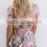 Floral Print Playsuit Beach Dress Women Sexy Playsuit thumbnail-4