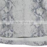 Hot Selling Women New Model Modern Skirt Winter Long A-line Straight Tube Skirt Waist Belt Print Skirt thumbnail-4