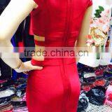 High Quality Hot HL Sequined Red Green Black Bandage Dress Evening Party Bodycon Dress thumbnail-4