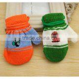 TC13029 Wholesale Cute Knitted Kids Mitten Gloves Cheap String Kids Winter Gloves thumbnail-4