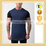 Superfit Cuved Hem Extended Gym Sports t Shirt Man thumbnail-3