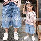 S16959A Summer Casual Kids Trousers Washed Jeans Pants thumbnail-1