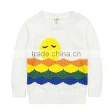 S17693A Kids Rainbow Sweater Design of Hand Made Sweaters thumbnail-4