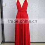 Yihao 2016 Special Offer Natural V-neck Vestidos De Fiesta Women Long Sexy Strapped Lady Party Maxi Summer Dress thumbnail-5