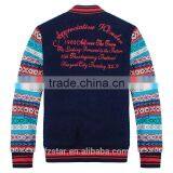 Wool Letterman Sweater Sleeves Mens Varsity Jacket thumbnail-2