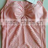 Factory Wholesale High Quality Ladies Seamless Camisole With Foam Cup thumbnail-1