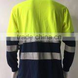 Low Price Two-tone Polyester 3M Reflective Tape Safety Europe ENISO 20471 Security Polo Shirt thumbnail-2