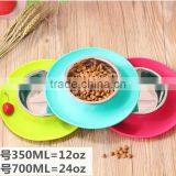 R1897H 2017 New Stainless Steel Pet Feeder Dog Silicone Pet Bowl thumbnail-1