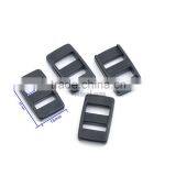 11mm Mini Black Adjustable Buckles POM Plastic Slider TriGlide Camera Bag Straps Webbing HLD/M105-11 thumbnail-1