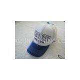 Adjustable Velcro Cotton Baseball Caps, 3d Embroidery / Printed Mens Sports Caps For Promotional Gif thumbnail-1