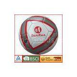Durable PVC Soccer Ball for Competition Training , Laminated Rubber Bladder Football
